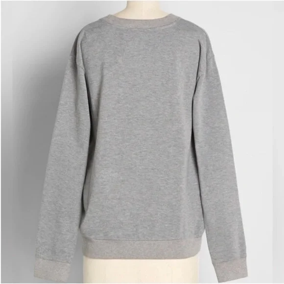 NWT Kitschy Kitty Embroidered Sweatshirt Size Small - Picture 2 of 15